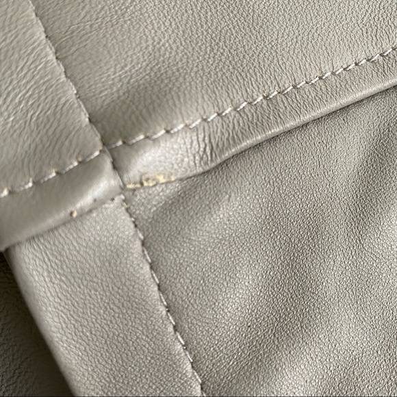 Jigsaw Leather Jacket, Sz L - Picture 9 of 9